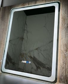 LED огледало за баня с нагревател touch 60х80 + Дисплей